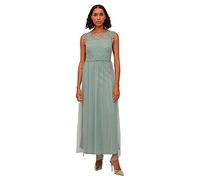Robe longueur maxi dentelle féminine vert Luna Vert 36
