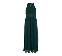 Vila Robe Longue Vimilina à col Montant pour Femme, Scarab/détail : élastique, 38