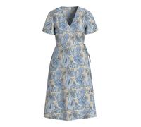 Vila Lovie Wrap Short Sleeve Midi Dress Bleu 38 Femme