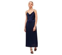 Vila Robe Ravenna longue sans manches bretelles bleu 34 Femme