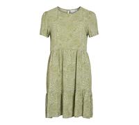 VILA Robe 'Paya' vert / blanc, Taille 38