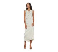 Vila - Robe Ravenna Waterfall Femme - Femme - Robes - Beige - Taille: 40 FR