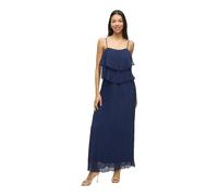 Vila Robe Singlet Pleat Dress Vichiffan Simple plissée Noos/DC – Bleu marine – Taille 40 Femme