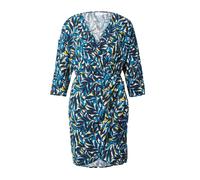 VILA Robe 'SAYA LEA' bleu marine / miel / pétrole / blanc, Taille 34