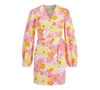 VILA Robe 'UNIA' jaune / orange / rose / rose, Taille 36