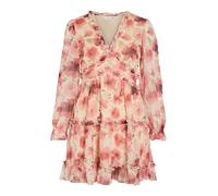 VILA Robe 'VIEMSA' crème / olive / framboise / rose ancienne, Taille 38