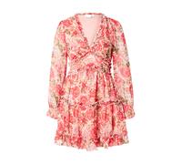 VILA Robe 'VIEmsa' olive / rouge vif / rouge clair / blanc, Taille 38