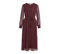 Vila Falia Long Sleeve Midi Dress Violet 34 Femme