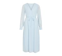 Vila Falia Long Sleeve Midi Dress Blanc 34 Femme