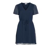 Vila Falia Short Sleeve Short Dress Bleu 38 Femme