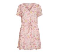 VILA Robe 'VIFalia' jaune / vert / rose ancienne, Taille 34