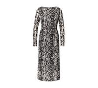 Vila Vilarine Boat Neck Dress Rine Nala Robe midi à col Bateau L/S, Black Beauty, S Femmes