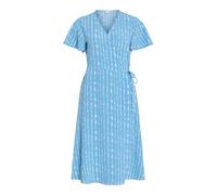 VILA Robe 'VILovie' bleu clair / blanc, Taille 38