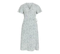 VILA Robe 'VILovie' bleu clair / jaune / vert / blanc, Taille 42