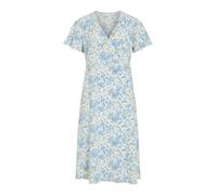 VILA Robe 'VILovie' bleu clair / olive / blanc, Taille 36