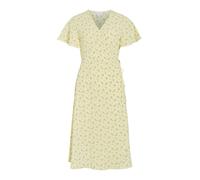 VILA Robe 'VILOVIE' jaune clair / gris clair / olive, Taille 42