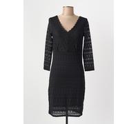 vila robes femme de couleur noir 40