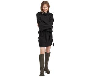 Vila Rolfie Long Sleeve Short Dress Noir S Femme