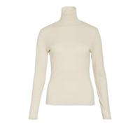 Vila Roll Neck Top/R Vijolini Haut à col roulé L/S, Bouleau, M Femmes
