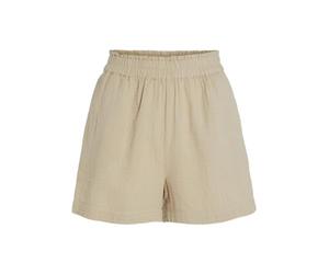 Vila Short Nia Hw Noos, Beige, 34 Femme