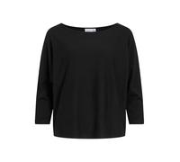 Vila Sleeve Knit Vimalu Boatneck Pull à Manches 3/4 Top Noos, Black Beauty, XL Femme