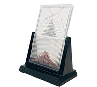 VILA SMO Desk Galton Board, Probability Demonstration Model, with Bell Curve, Effective Statistical Law Experiment Tool, Inspire Curiosity and Enhance Learning, for Random Distribution