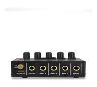 VILA SMO Filtre Anti-Larsen Professionnel 4 Entrées/1 Sortie, Interface USB-c, Prise Audio 6,35 Mm, Bouton Lumineux, Son Clair, Idéal pour La Sonorisation De Scènes, Déglises Et Lusage Domestique.