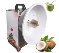 VILA SMO Grattoir À Noix De Coco Vertical Réglable À 3 Vitesses, Râpe À Noix De Coco Électrique 150 W avec Couvercle Anti-poussière De Lame, Plus Rapide Que Le Grattage Manuel, Poignée Antidérapante