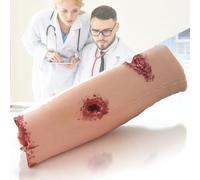 VILA SMO Kit de Formation au contrôle des hémorragies avec 4 blessures simulées, modèle de blessure à la Jambe, destiné à la Formation aux Soins des blessures et au contrôle des hémorragies