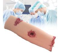 VILA SMO Kit D'entraînement Au Pansement des Blessures Au Mollet, Kit De Formation Stop The Bleed, avec 4 Blessures Simulées, Modèle Hémostatique Réutilisable pour Les Premiers Secours