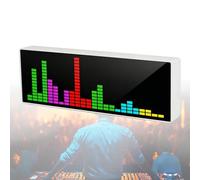 VILA SMO LED Audio Visualizer, RGB Music Spectrum Analyzer Display, 20 Display Modes, 7 Color Effects, with Voice Control Dynamic Desktop Decor, for Home Audio System
