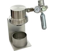 VILA SMO Machine À Café Pneumatique 58 Mm, Cafetière Manuelle À Pression Dair avec Soupape De Décharge Et Manomètre, Extraction À 9 Bars, 10 Cartouches De Co2 pour La Maison, Large