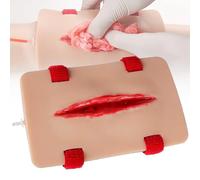 VILA SMO Mannequin D'entraînement Au Pansement De Plaie, Modèle De Simulation De Traumatisme Portable, Entraînement Réaliste Aux Premiers Secours pour Le Contrôle des Hémorragies, en Silicone