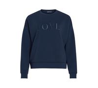 VILA Sweat-shirt 'VIReflect Love' bleu marine, Taille S