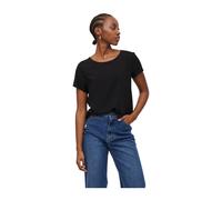 Vila - T-shirt à manches courtes de style Paya - Femme - Tops - Noir - Taille: 38 FR