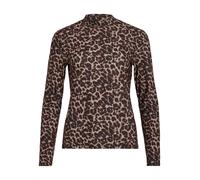 VILA T-shirt 'Leoa' beige / marron / noir, Taille XL