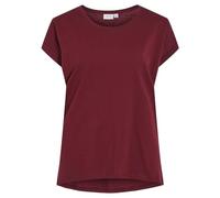 Vila T- Shirt Vidreamers New Pure Noos, Bordeaux, L Femmes