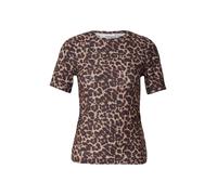 VILA T-shirt 'VILEOA' beige foncé / marron / noir, Taille XL