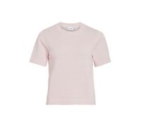 Vila Lollo O-neck Detail Knit Short Sleeve Sweater Rose 2XL Femme