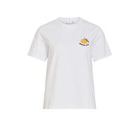VILA T-shirt 'VINORA' olive / orange / noir / blanc, Taille XS