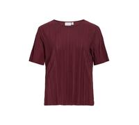VILA T-shirt 'VIPLISA' lie de vin, Taille S