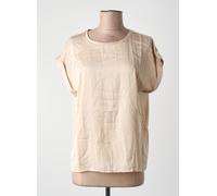 vila tee-shirts et débardeurs femme de couleur beige 40