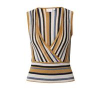 VILA Tops en tricot 'VISAXY' bleu marine / cognac / noir / blanc, Taille XL