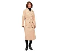 Vila Trench Long Vimersin-Noos Manteau, Beige, 40 Femme