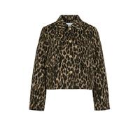 VILA Veste mi-saison 'VISimba' écru / marron / noir, Taille XXL