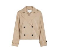 Vila Viaddison L/S Short Trenchcoat Trench Court, Savannah Tan, 40 Femmes