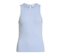 VILA Vibabia Leaf O-Neck S/L Top Vibabia Leaf Haut à col Rond S/L Femme (Lot de 1)