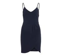 Vila VICLARA Robe courte à bretelles pour femme, Bleu nuit, S