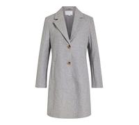 Vila Viclaudia Manteau boutonné Noos, Gris clair chiné, 44