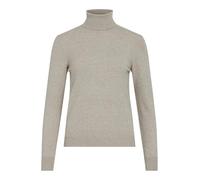 Vila Vicomfy L/S Roll-Neck Knit Top/PB Pull en Tricot, Mélange Naturel, L Femme